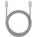 EPICO nabíjecí / datový kabel USB-C do USB-C (3.1) pletený 1,8m, stříbrný_1217625748