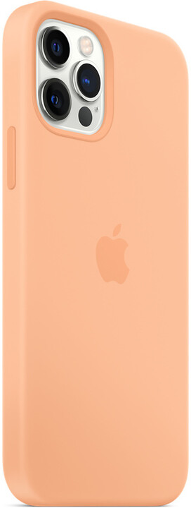 Apple silikonový kryt s MagSafe pro iPhone 12/12 Pro, světle oranžová_1170325466