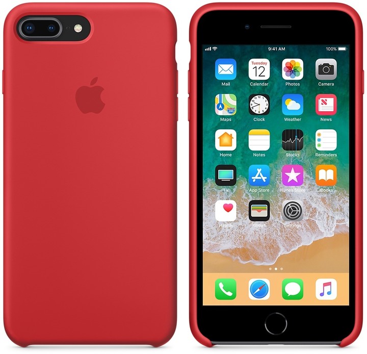 Apple silikonový kryt na iPhone 8 Plus / 7 Plus (PRODUCT)RED, červená_479690813