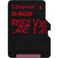 Kingston Micro SDXC Canvas React 64GB 100MB/s UHS-I U3