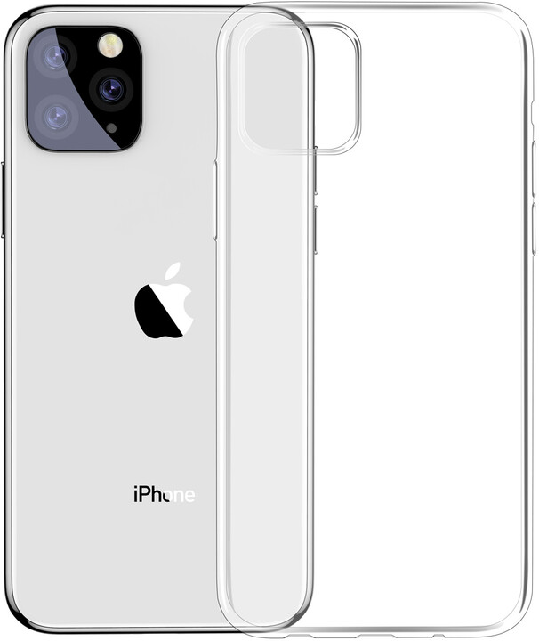 BASEUS Simplicity Series gelový ochranný kryt pro Apple iPhone 11 Pro Max, čiré_381351619
