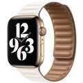 Apple řemínek pro Watch Series, kožený, 44mm, bílá, L_313922130
