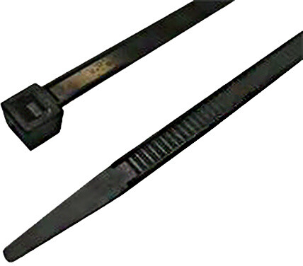 MaxLink stahovací páska, 16cm, šířka 2,6mm, 100ks, černá_1386097204