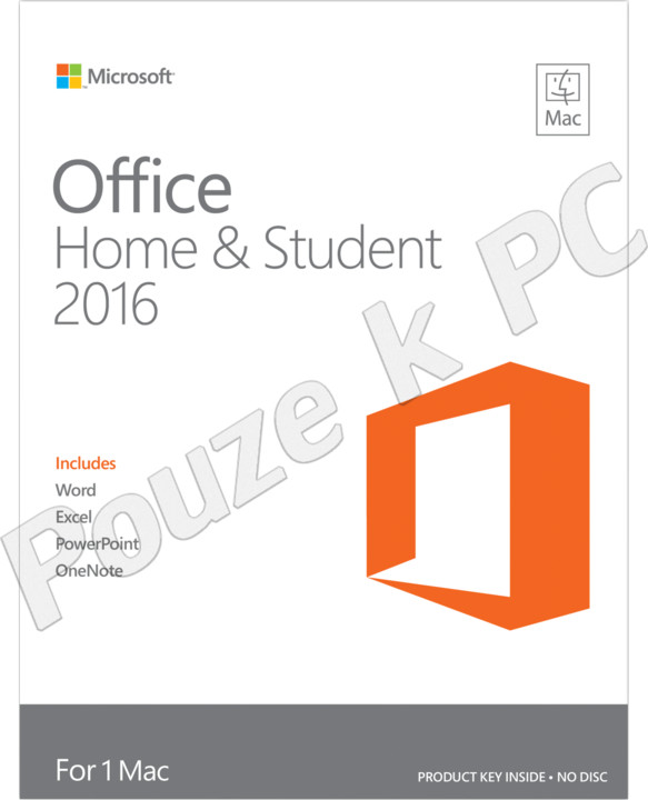 Microsoft Office Mac 2016 pro domácnosti - pouze k Apple zařízení_2087914364