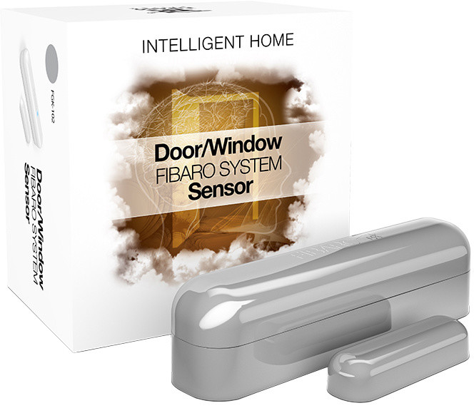 FIBARO Bateriový senzor na okna a dveře, stříbrná_647645323