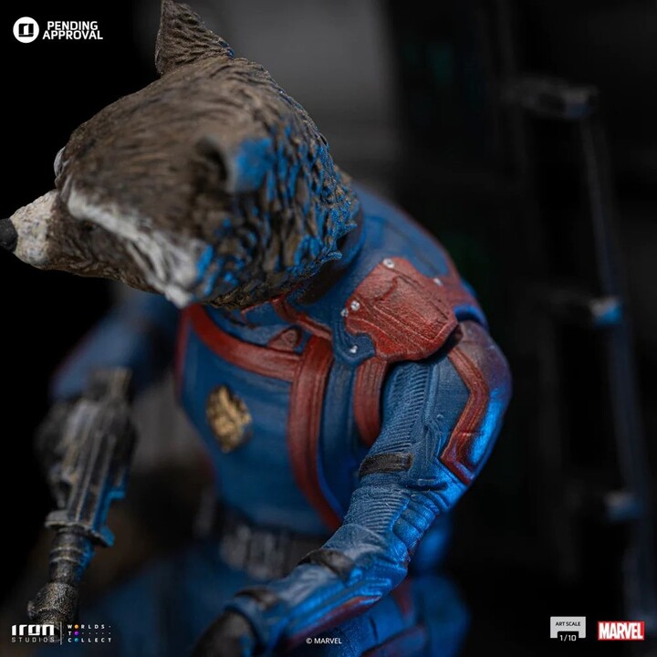 Figurka Iron Studios Marvel: Guardians of the Galaxy 3 - Rocket Raccoon, Art Scale 1/10_1374943911