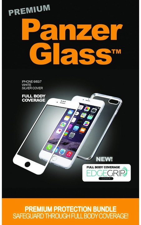 PanzerGlass Premium pro Apple iPhone 6/6s/7/8 bílé + pouzdro_1874334064
