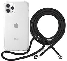 EPICO ochranný kryt Nake String pro iPhone 12 Pro Max, bílá transparentní/černá_1427447317