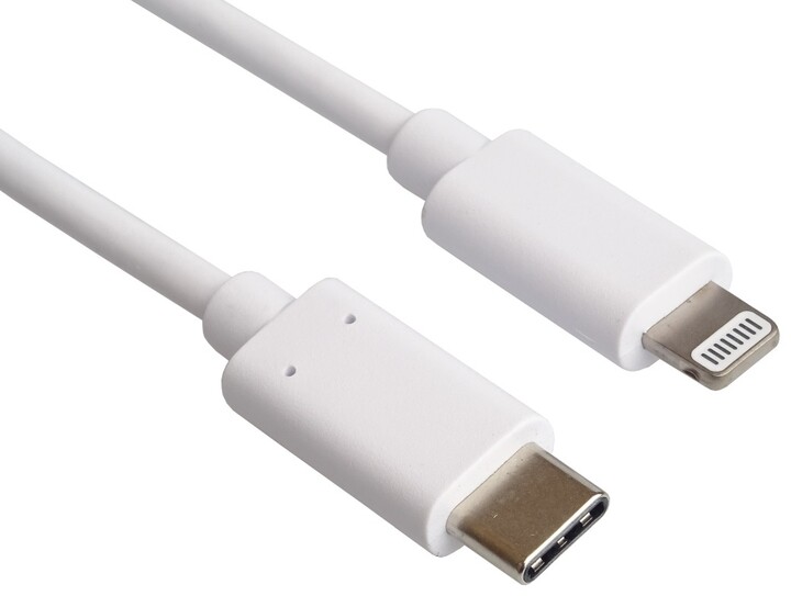 PremiumCord kabel Lightning - USB-C, nabíjecí a