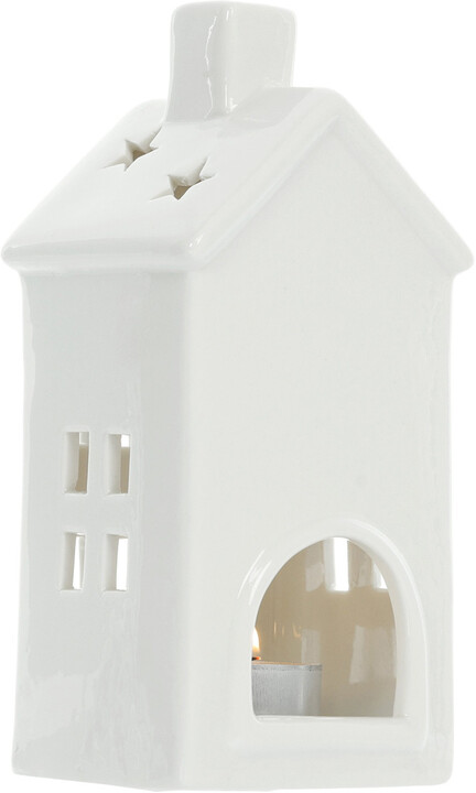 Retlux porcelánový domeček na čajovou svíčku RXL 418, 20.8cm, bílá_1466775810