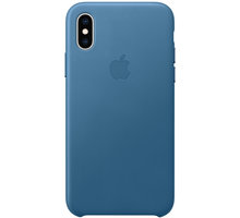 Apple kožený kryt na iPhone XS, modrošedá_1917700180