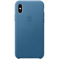Apple kožený kryt na iPhone XS, modrošedá_1917700180