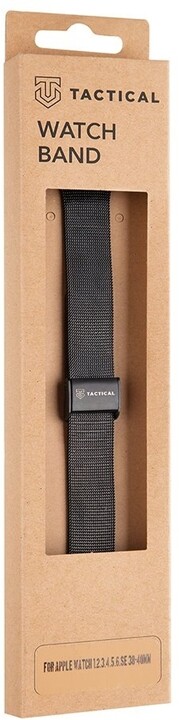 Tactical 745 magnetický kovový řemínek pro Apple Watch 4/5/6/SE, 38/40mm, černá_1204247046