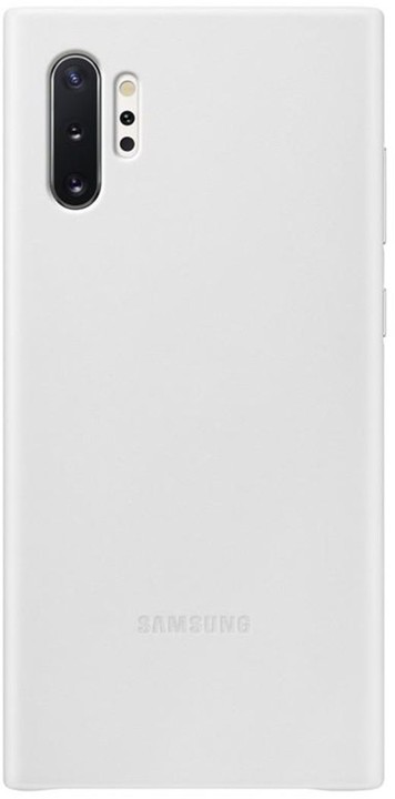 Samsung kožený zadní kryt pro Galaxy Note10+, bílá_2006659125
