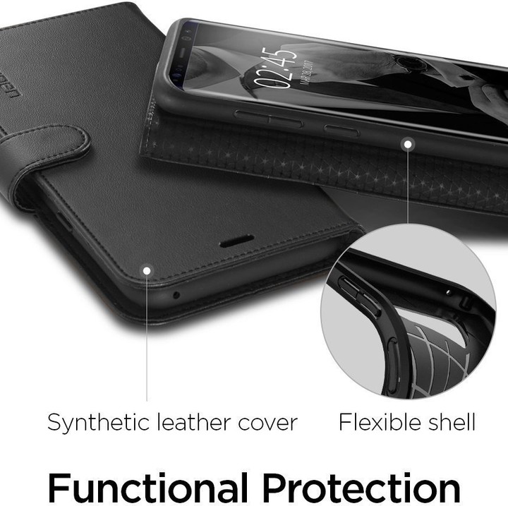 Spigen Wallet S pro Samsung Galaxy S8+, black_1571281796