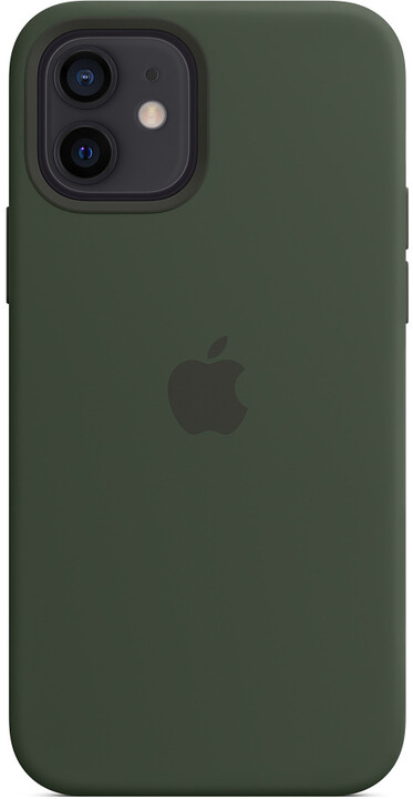 Apple silikonový kryt s MagSafe pro iPhone 12/12 Pro, zelená_1365321823