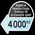 Samsung smartphone z rodiny Galaxy S6 = 4000 Kč zpět