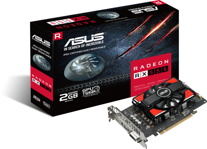 ASUS Radeon RX550-2G, 2GB GDDR5_106216993