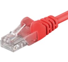 PremiumCord Patch kabel UTP RJ45-RJ45 level 5e, 0.5m, červená