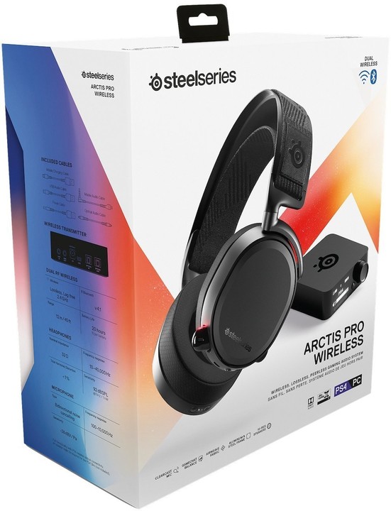 SteelSeries Arctis Pro Wireless, černá_1850435198