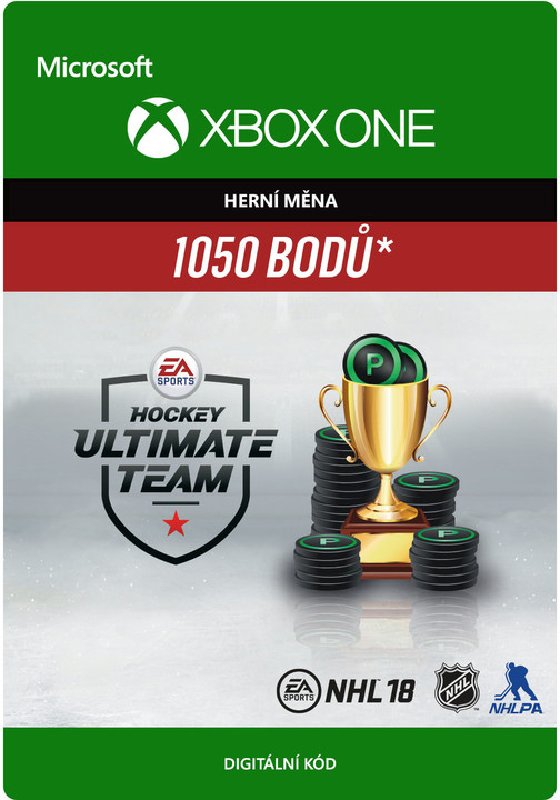 NHL 18 - 1050 HUT Points (Xbox ONE) - elektronicky_901193816