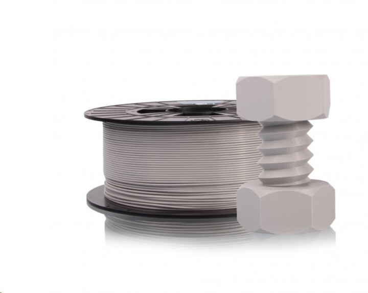 Filament PM tisková struna (filament), PETG, 1,75mm, 1kg, šedá_2117775281