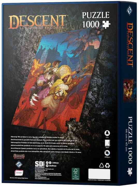 Puzzle Descent: Legends of the Dark, 1000 dílků_2068612962