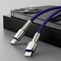 BASEUS kabel Cafule USB-C - Lightning, nabíjecí, datový, PD 20W, 1m, fialová_1871433803