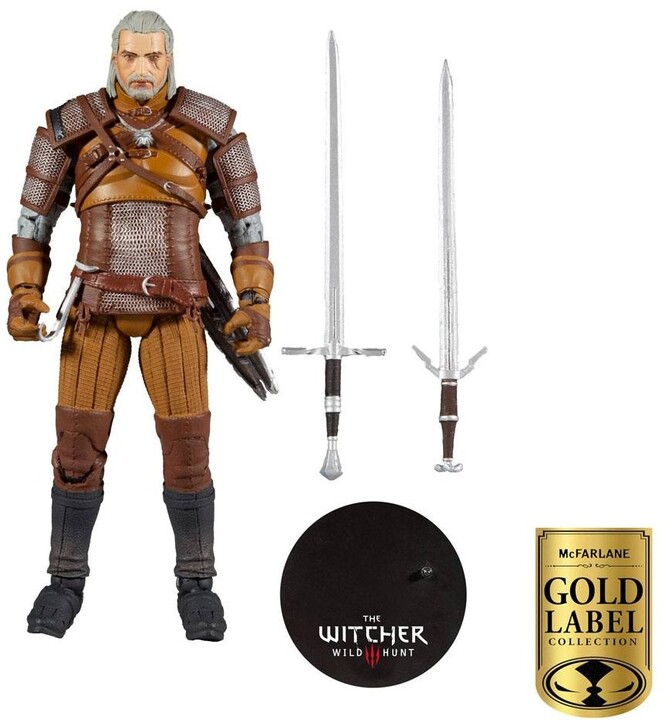 Figurka The Witcher - Geralt Action Figure 18 cm (McFarlane, Gold Label Collection)_642022777
