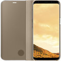 Samsung S8 Flipové pouzdro Clear View se stojánkem, zlatá_986297569