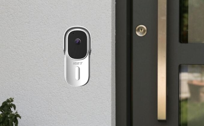 iGET HOME Doorbell DS1, antracit + Chime CHS1_2063355808