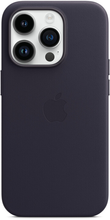 Apple kožený kryt s MagSafe pro iPhone 14 Pro, inkoustově fialová_647739813