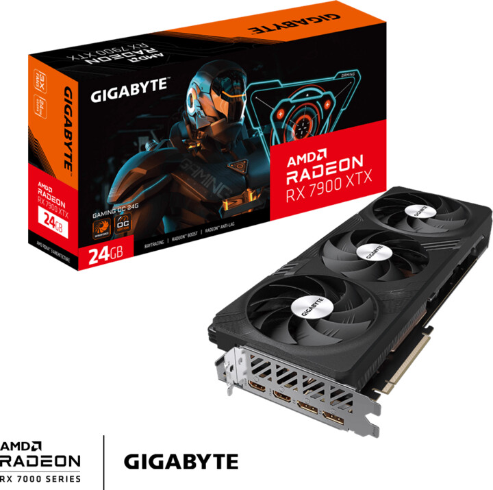 GIGABYTE AMD Radeon™ RX 7900 XTX GAMING OC 24G, 24GB GDDR6_2073424931