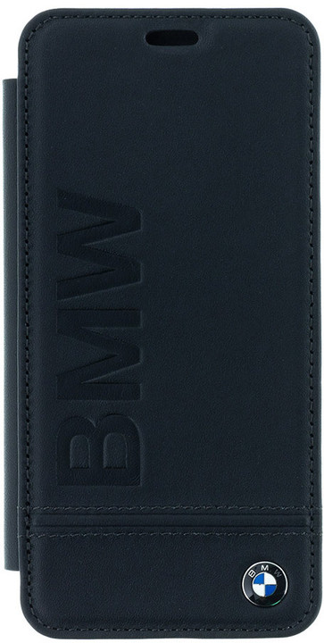 BMW Signature Real Leather Book Case pro Samsung G960 Galaxy S9 - Black_181639210