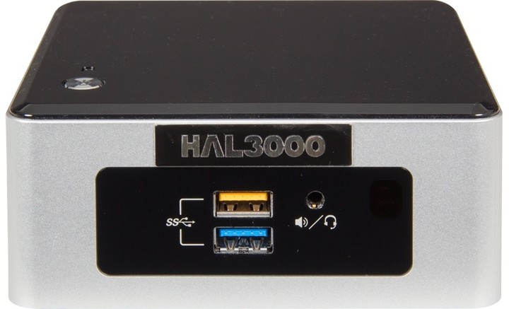 HAL3000 NUC Kit Celeron, černostříbrná_1551710798