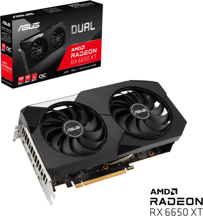ASUS AMD Radeon™ DUAL-RX6650XT-O8G, 8GB GDDR6_1047806454