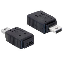 DeLock USB mini samec na USB micro B samice 65155