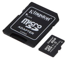 Kingston Industrial (SDHC) 8GB UHS-I (Class 10) + adaptér SDCIT2/8GB