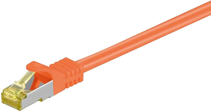 MicroConnect patch kabel S/FTP, RJ45, Cat7, 5m, oranžová_16984316