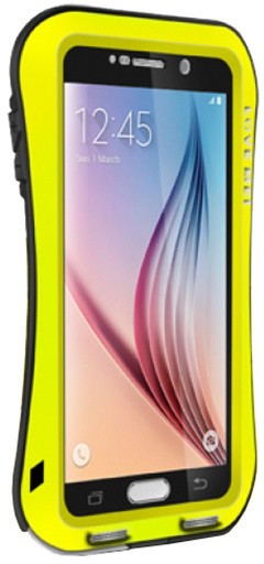 Love Mei Case Small Waist Upgrade Version for GALAXY S6 Yellow_1600780517
