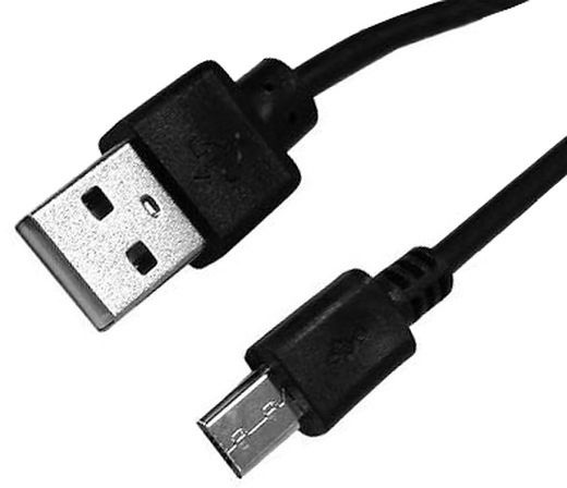Datový kabel microUSB pro myPhone Hammer, prodloužený konektor, 2A, 80cm, černá_1014286731