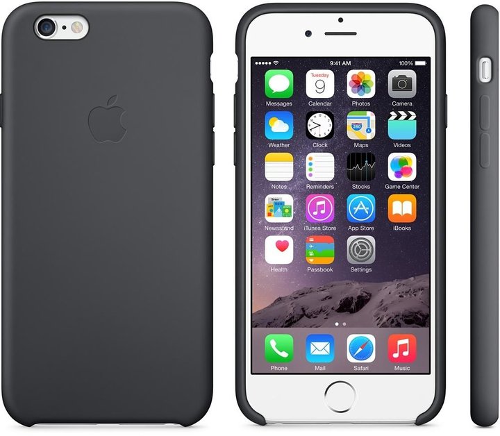 Apple Silicone Case pro iPhone 6, černá_1758609318