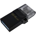 Kingston DataTraveler microDuo 3 G2 - 64GB, černá_511986982
