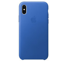 Apple kožený kryt na iPhone X, elektro modrá_879627324
