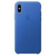 Apple kožený kryt na iPhone X, elektro modrá