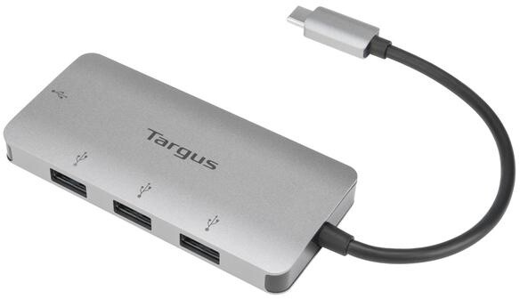 Targus hub USB-C - 4x USB 3.0, stříbrná_1097459894