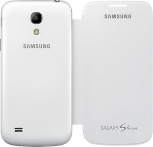 Samsung flipové pouzdro EF-FI919BW pro Galaxy S4 mini, bílá_1485838249