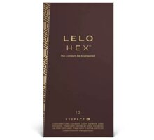 Kondomy Lelo Hex Respect, ochucené, velké, čokoláda, 12 ks