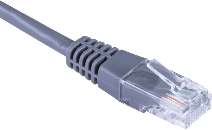 Masterlan COMFORT patch kabel UTP, Cat5e, 10m, šedá_91202041