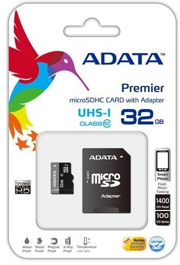 ADATA Micro SDHC Premier 32GB UHS-I + adaptér_364176580